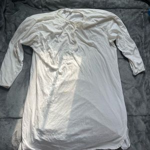 Vintage Christian Dior Womens White Nightgown